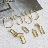 Irregular Shape Geometry DIY Earrings Material Set