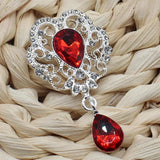5pcs Alloy Rhinestone Acrylic Pendant DIY Jewelry Decoration Accessories
