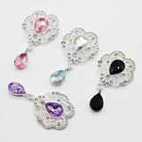 5pcs Alloy Rhinestone Acrylic Pendant DIY Jewelry Decoration Accessories