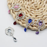 5pcs Alloy Rhinestone Acrylic Pendant DIY Jewelry Decoration Accessories