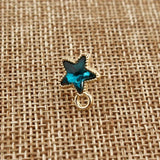 10pcs Small Star Earring Findings One Hole DIY Dangle Drop Tassel Earring AC421