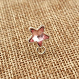10pcs Small Star Earring Findings One Hole DIY Dangle Drop Tassel Earring AC421