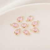 10pcs/lot Copper Metal Glass Jewelry Accessories