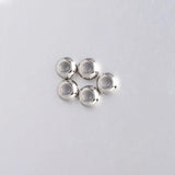 30Pcs Stainless Steel Rubber Ring Beads DIY Bracelet Jewelry Acc