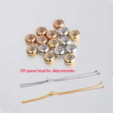 30Pcs Stainless Steel Rubber Ring Beads DIY Bracelet Jewelry Acc