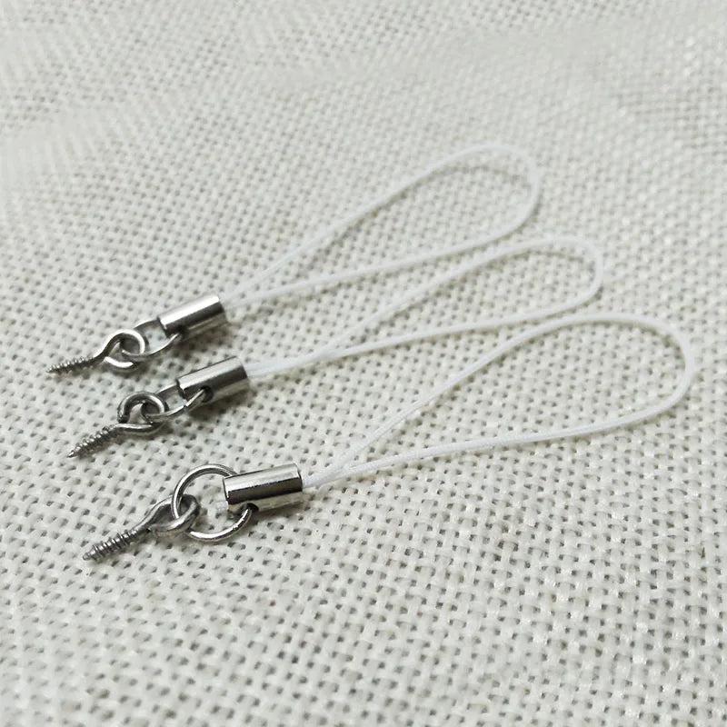 50pcs Lariat Lanyard Cell Case ID Holder Bag Doll Charms String DIY