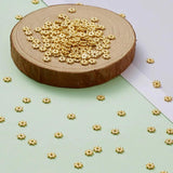Tibetan Golden Flower Beads Spacers DIY Jewelry Making 4x1.5mm