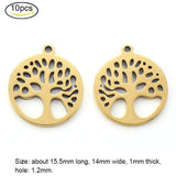 10PC Animal Charms Stainless Steel Pendant for DIY Jewelry Making