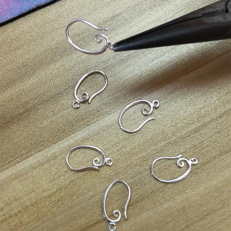 925 Sterling Silver Jewelry Making DIY Earrings Hooks