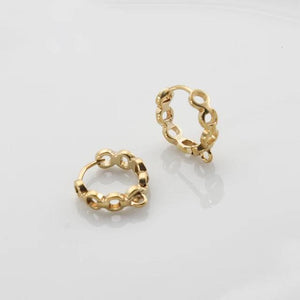 10Pcs Brass Round Twisted Earring Hooks DIY Jewelry Making