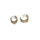 10Pcs Brass Round Twisted Earring Hooks DIY Jewelry Making