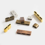 10Pcs Flat Spacer Beads For Flat Leather Bracelet Necklace Diy Jewelry
