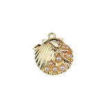 Shell Starfish Pearl Key Ring Pendant DIY Jewelry