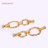 18K Rose Pearl Clasp Fastener DIY Bracelet Necklace Making Accessories
