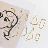 10pcs Metal Pendants for DIY Earrings Necklace Bracelet Making