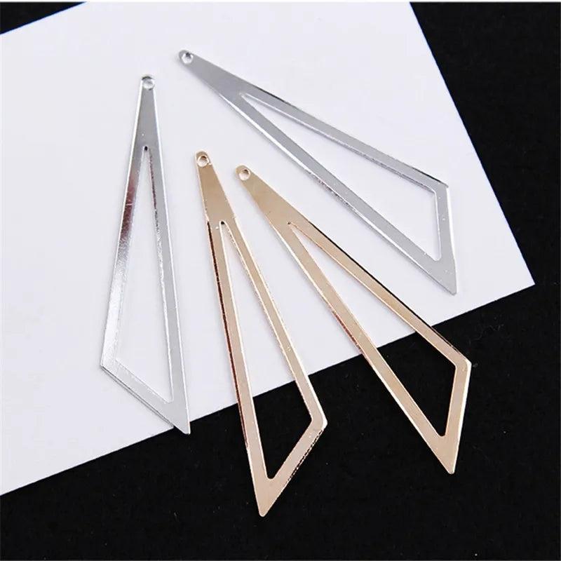 10pcs Geometric Pendants DIY Earrings Tassel Jewelry Findings