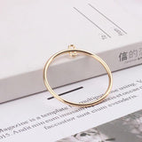 10pcs Metal Round Circle Pendants Double Hole Necklace Earrings Findings DIY