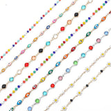Rhinestone Charm 18K Filled Copper Chain for Jewelry Making