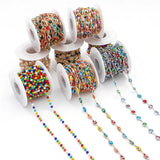 Rhinestone Charm 18K Filled Copper Chain for Jewelry Making