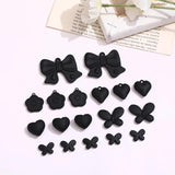 Matte Bowknot Flower Pendant Beaded DIY Accessories