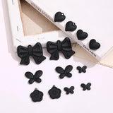 Matte Bowknot Flower Pendant Beaded DIY Accessories
