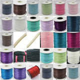 50 Yards 1.5mm Waxed Cord String Thread for Jewelry Making