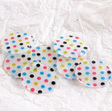 Resin Fairy Wave Dot Eardrop Diy Earrings Jewelry 4pcs