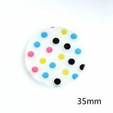 Resin Fairy Wave Dot Eardrop Diy Earrings Jewelry 4pcs