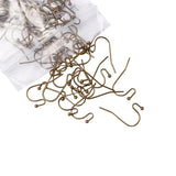 100pcs 11x22x0.75mm Hook Earwire Earrings Clasps Findings