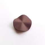 Rubber Paint Matte Wave Earrings Pendant