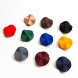 Rubber Paint Matte Wave Earrings Pendant