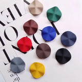 Rubber Paint Matte Wave Earrings Pendant