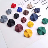 Rubber Paint Matte Wave Earrings Pendant