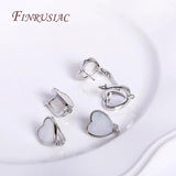 Heart Shell Earring Hooks for DIY Jewelry Making