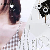 20pcs Stainless Steel Round Hoops Earrings for DIY Jewelry Making