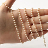 1 Meter Plated Wires Crystal Triangle Beads Chains for Jewelry Making