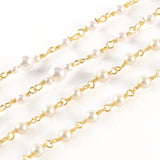 DIY Pearl Heart Flower Copper Chain Jewelry Set