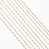 1M Stainless Steel Wire Wrapped Rosary Beads Chain