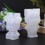 Silicone Mold 3D Animal Christmas DIY Jewelry Pendant Tools Cake Fondant