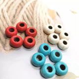 8x14mm Turquoise Macroporous Beads for Jewelry Making