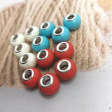 8x14mm Turquoise Macroporous Beads for Jewelry Making
