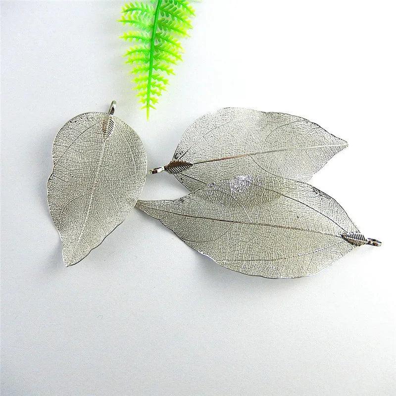 Leaf Charms Necklace Making Diy Jewelry Accessories Crafts Findings