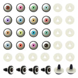 10 Pairs Glass Safety Human Eyes Buttons For Doll Making