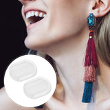 Earring Pads Clear Clips Backs Rubber Stopper Cushion Ear