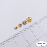 Gold-Coated Copper Plated Rose Spacer Beads for DIY Bracelet Jewelry