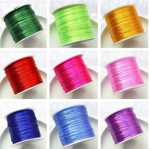 1PC 65M Hot Stretchy Clear Beads Crystal String Elastic Jewelry Socks Knit Wire