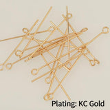 Copper Metal Eye Pins Findings for Jewelry Making