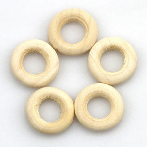 15-100MM Natural Wood Ring DIY Crafts Making Wooden Ring