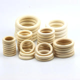 15-100MM Natural Wood Ring DIY Crafts Making Wooden Ring