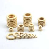 15-100MM Natural Wood Ring DIY Crafts Making Wooden Ring